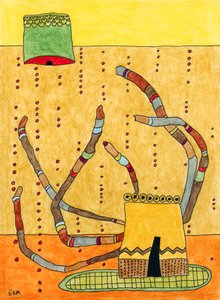 Whimsical Tent Structure by Elena Khomutova-Miller