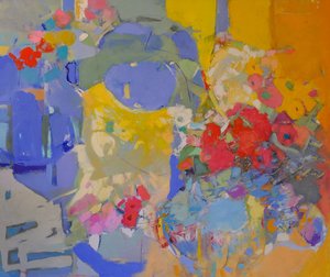 Vibrant Floral Abstract