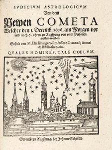 A New Comet Viewed from Augspurg, Germany on 1 December by Elias Ehinger 1573 1653.