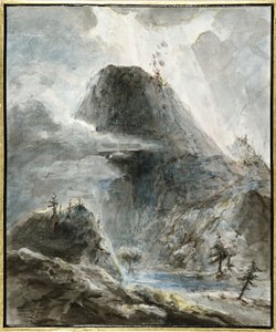 Mountain Landscape by Elias Martin