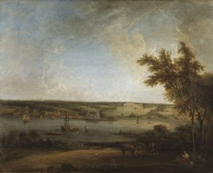 English Landscape from Mistley Hall, Essex by Elias Martin