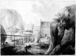 Coastal Settlement in England by Elias Martin