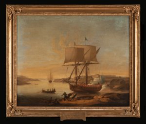 Archipelago Vessel near Sveaborg by Elias Martin
