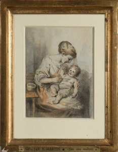 The young Mother by Elias Martin