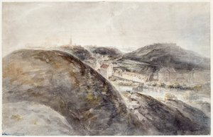 View over Södermalm by Elias Martin