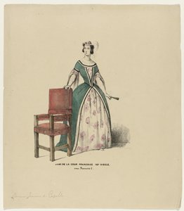 Lady of the French Court, 16th Century, under Francis I