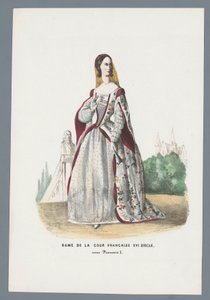 Lady of the French Court, 16th Century, Under Francis I by Elias Spanier