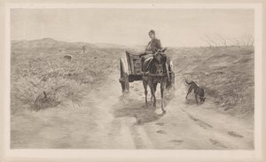 Landscape with Horse Cart