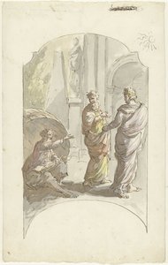 Diogenes Asking Alexander Not to Stand in His Light by Elias van Nijmegen