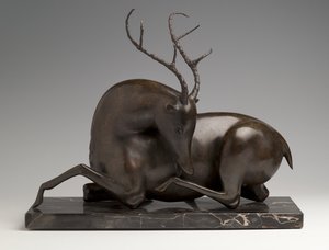 Resting Stag by Elie Nadelman