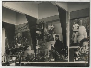 Interior of the Soviet pavilion at the International Press Exhibition, Cologne