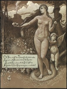 Illustration for Rubáiyát of Omar Khayyám: In the Beginning by Elihu Vedder