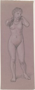 Female Nude with Necklace by Elihu Vedder