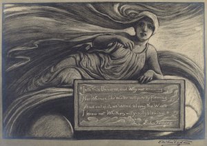 Into the Universe, late 19th-early 20th century by Elihu Vedder