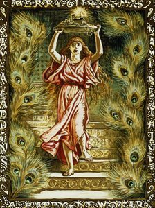 Prang design for Christmas by Elihu Vedder
