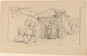 Son and Donkey, c. 1859