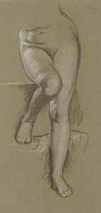 Study for Figure of Fortune. Mantelpiece by Elihu Vedder