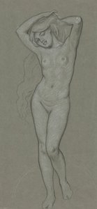 Study for Figure of Venus by Elihu Vedder