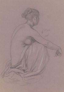 Study for Greek Girls Bathing by Elihu Vedder
