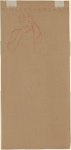 Study for "Greek Girls Bathing" (verso) by Elihu Vedder
