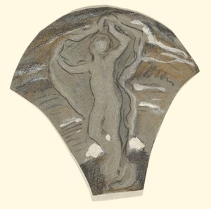 Study for Luna by Elihu Vedder