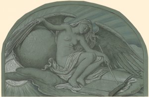 Study for "The Eclipse of the Sun by the Moon" by Elihu Vedder