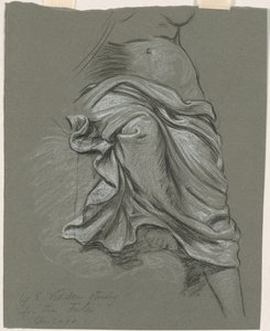 Study for "The Fates Gathering in the Stars" by Elihu Vedder