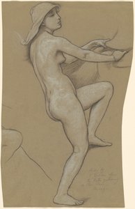 Study for "The Fates Gathering in the Stars" by Elihu Vedder