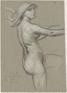 Study for "The Fates Gathering in the Stars" by Elihu Vedder