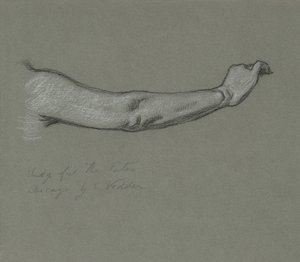 Study for The Fates Gathering in the Stars by Elihu Vedder