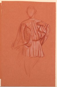 Study for "Wedding Procession" by Elihu Vedder