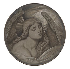 Study of "Soul in Bondage" by Elihu Vedder