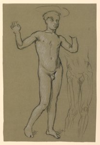 Figure Study for a Fountain Design