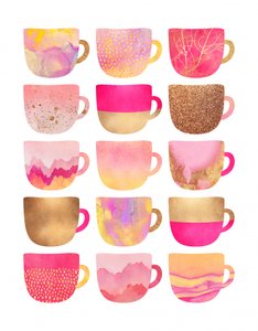 Pink Gold Cup Collection by Elisabeth Fredriksson