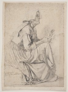 First Study for the Painting with the Women at the Fountain in A.