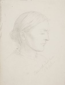 Elderly Woman in Profile