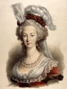 Queen Marie Antoinette by Elisabeth Louise (after) Vigee Lebrun