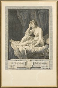 La Vertu Irresolue, Engraved by Louis Dennel