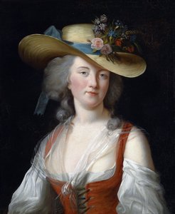 Portrait of Anne Catherine Le Preudhomme de Chatenoy, Countess of Verdun, as a Gardener