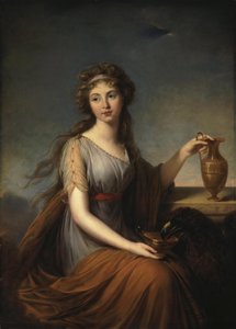 Portrait of Anna Pitt, as Hebe by Elisabeth Louise Vigee Lebrun