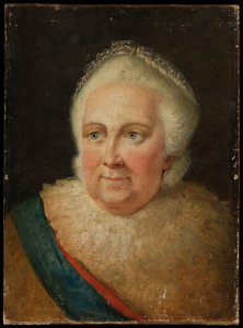 Portrait of Catherine II by Elisabeth Louise Vigee-Lebrun