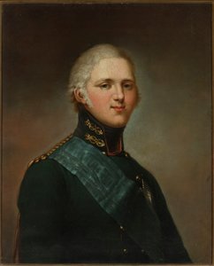 Portrait of Tsar Alexander I by Elisabeth Louise Vigee-Lebrun