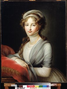 Portrait of Empress Elizabeth Alexeievna, Princess Louise of Baden