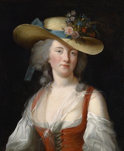 Portrait of Anne Catherine Le Preudhomme de Chatenoy, Comtesse de Verdun, as Fine Gardener