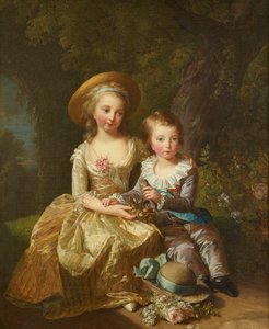 Portrait of Madame Royale and Louis-Joseph Xavier, Dauphin of France