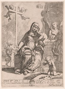 Madonna of Sorrows with Symbols of the Passion