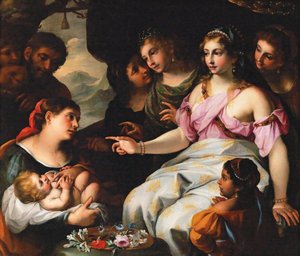 The Finding of Moses by Elisabetta Sirani