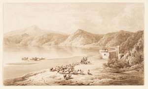 Lake Agnano by Elizabeth Frances Batty