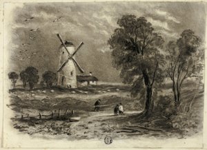 Landscape with Windmill