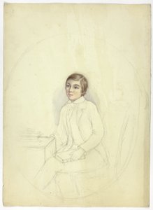 Study for Portrait of Boy with Book